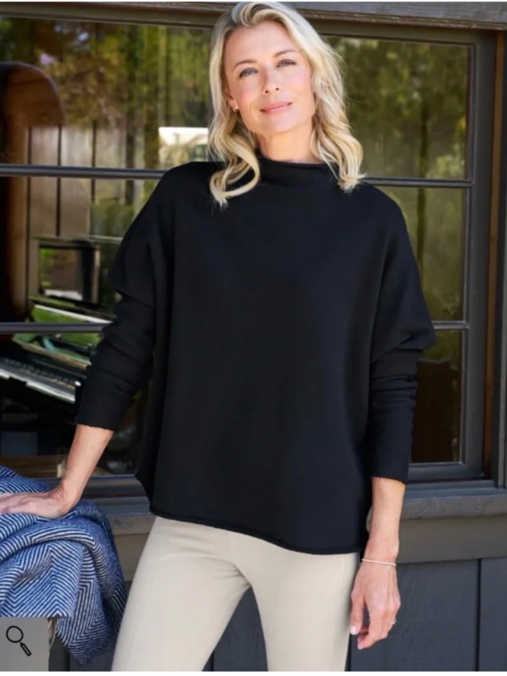 Frank & Eileen “Anna” funnel neck Capelet